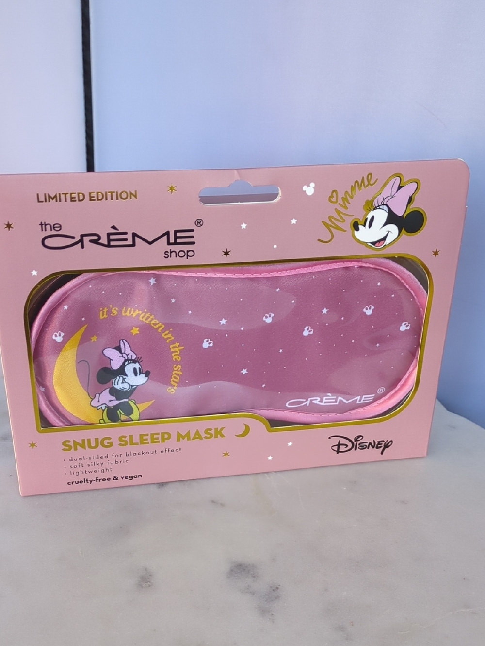 The Crème Shop Disney Minnie Pink Sleep Mask